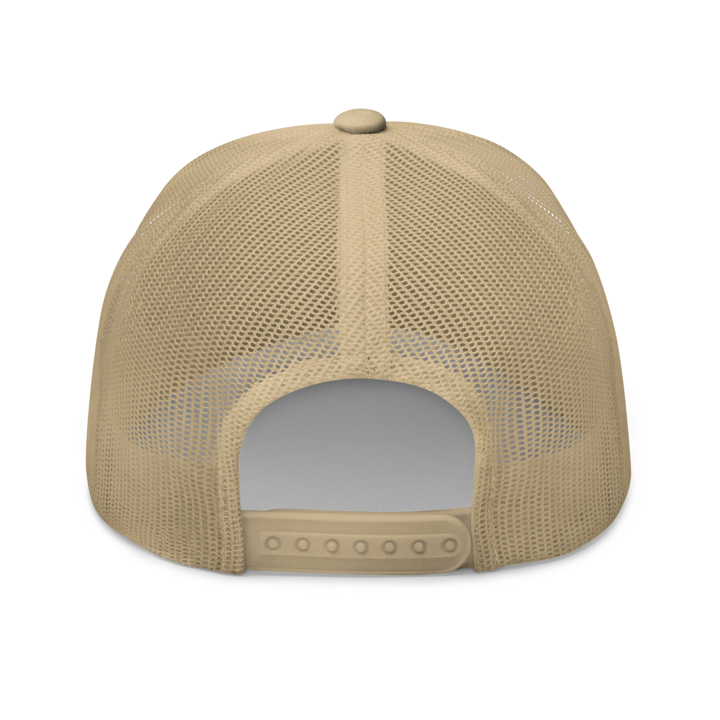 Lanternfly "Pyrops effusa" Embroidered Khaki Trucker Hat Back Mockup